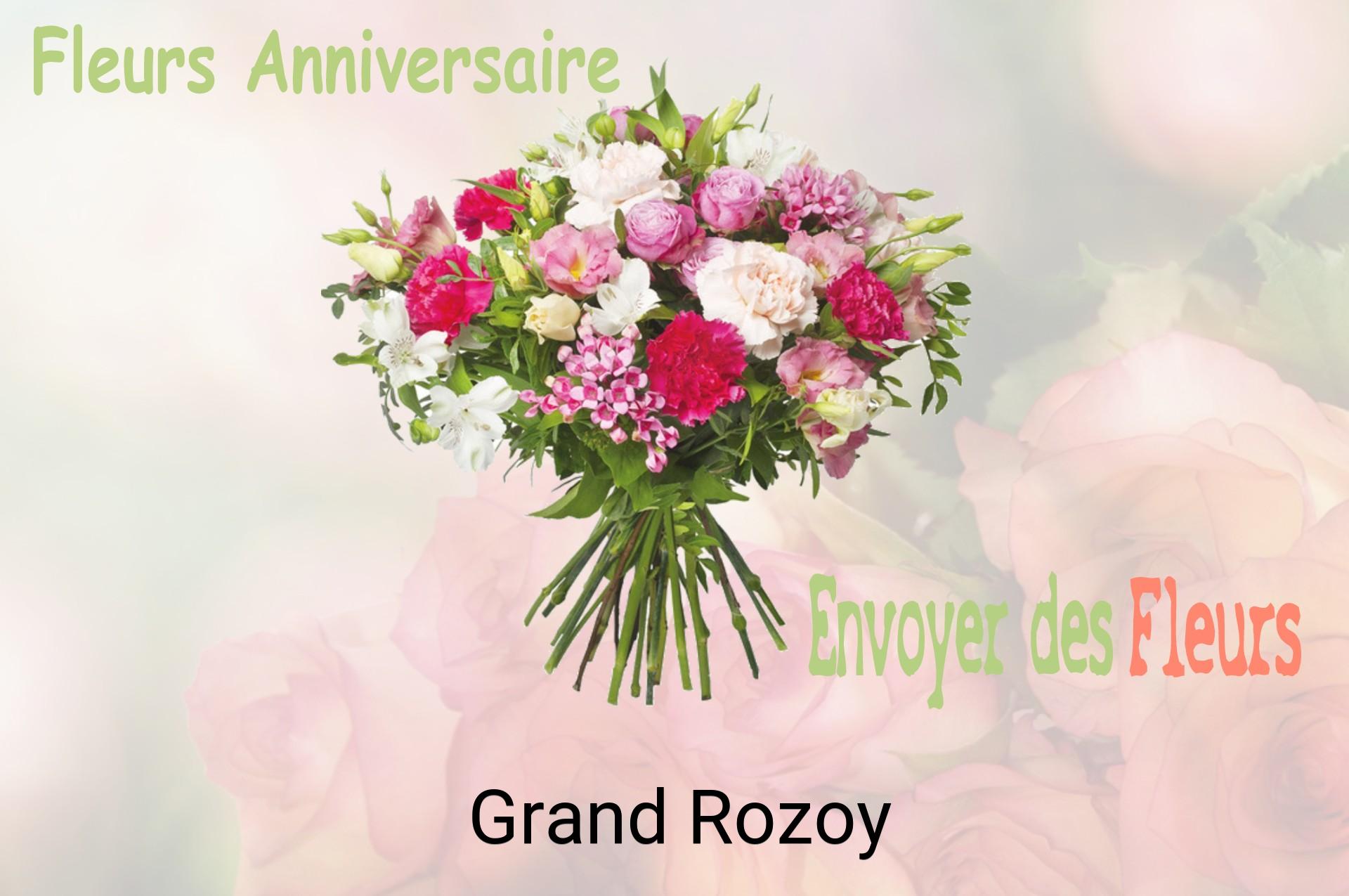 Bouquet de fleurs d’anniversaire livré à Grand-Rozoy