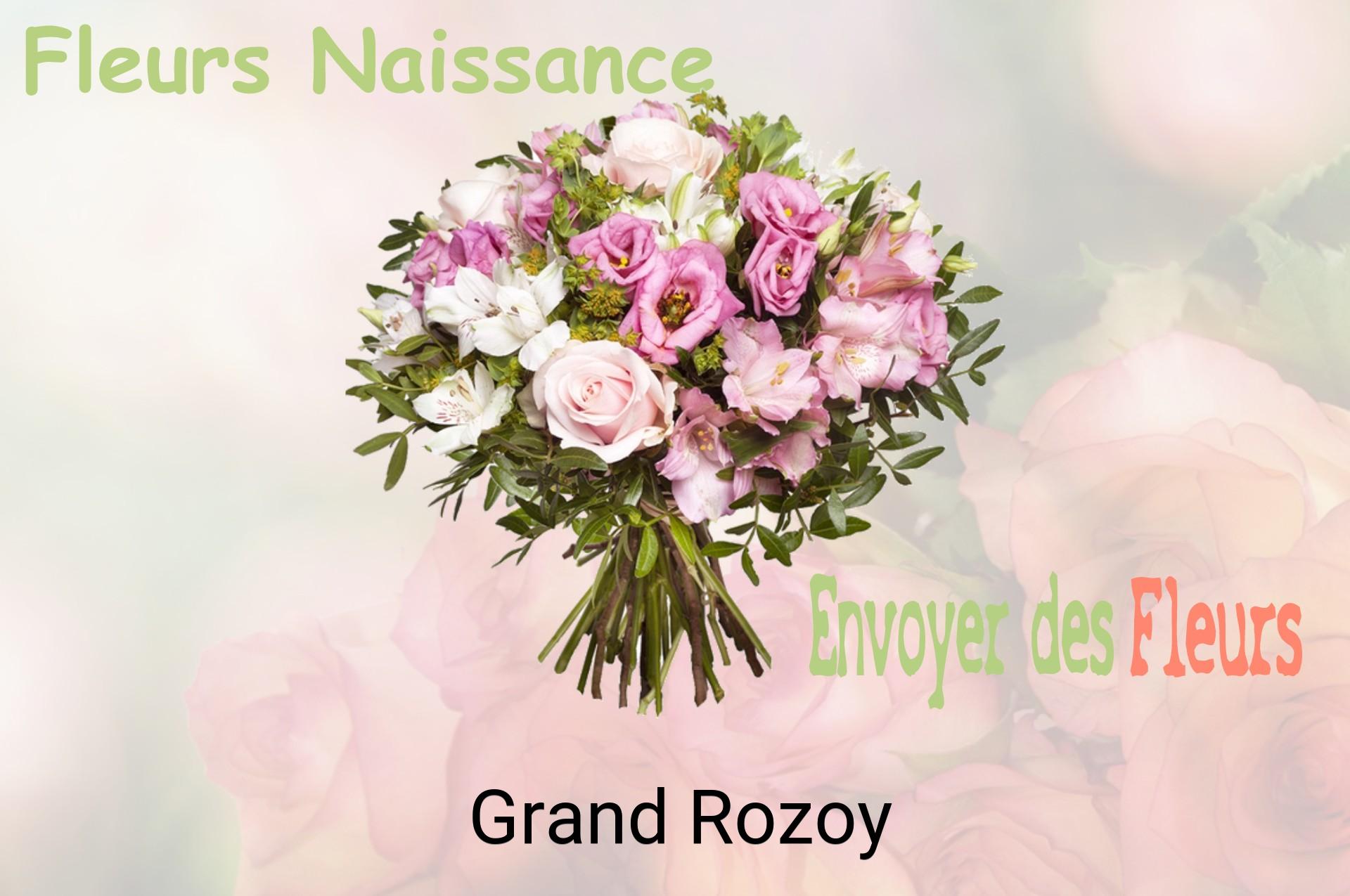 Bouquet de fleurs de naissance livré à Grand-Rozoy